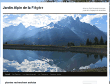 Tablet Screenshot of jardinflegere.compagniedumontblanc.fr